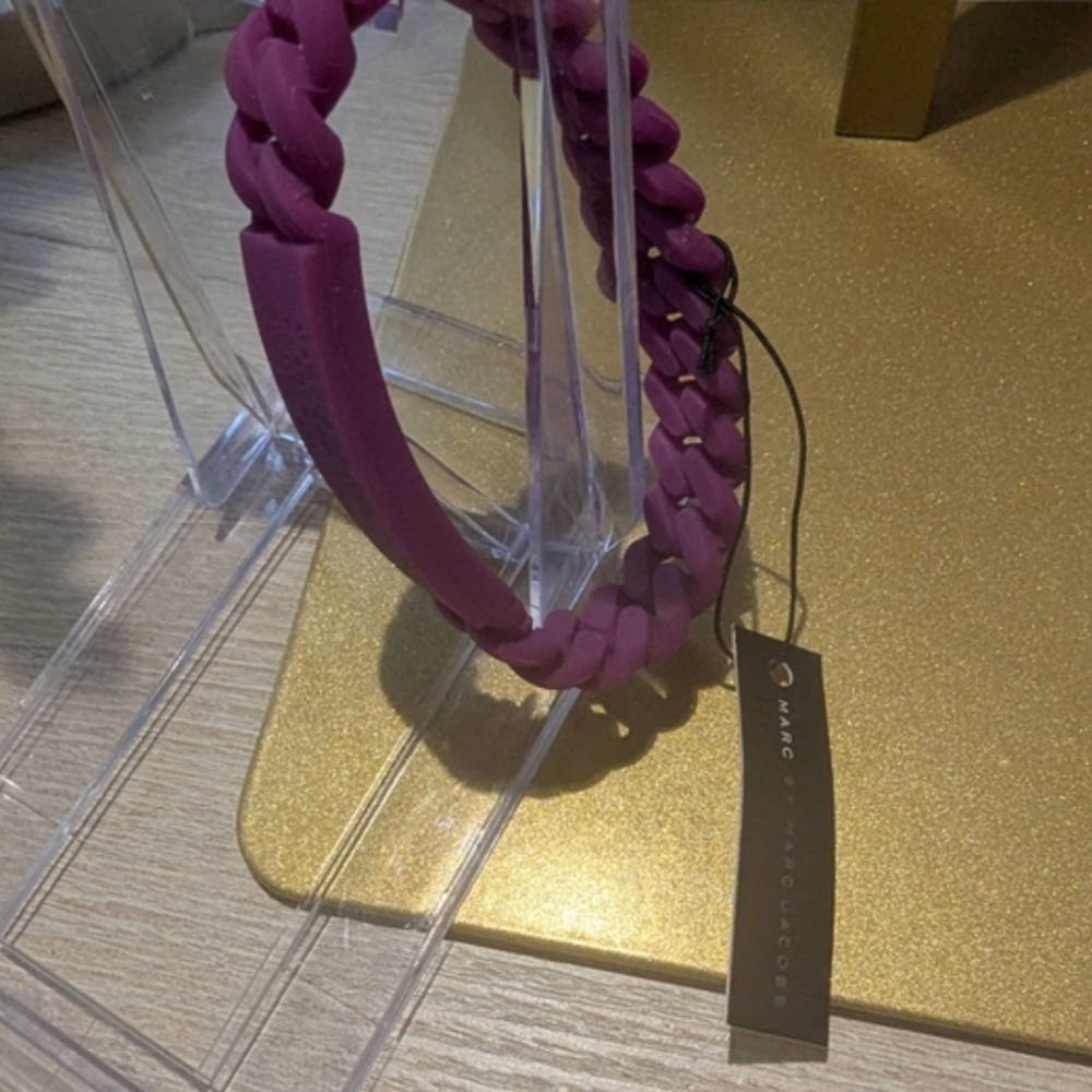 Marc by Marc Jacobs Braided Silicone Bracelet NWT - Picture 3 of 5